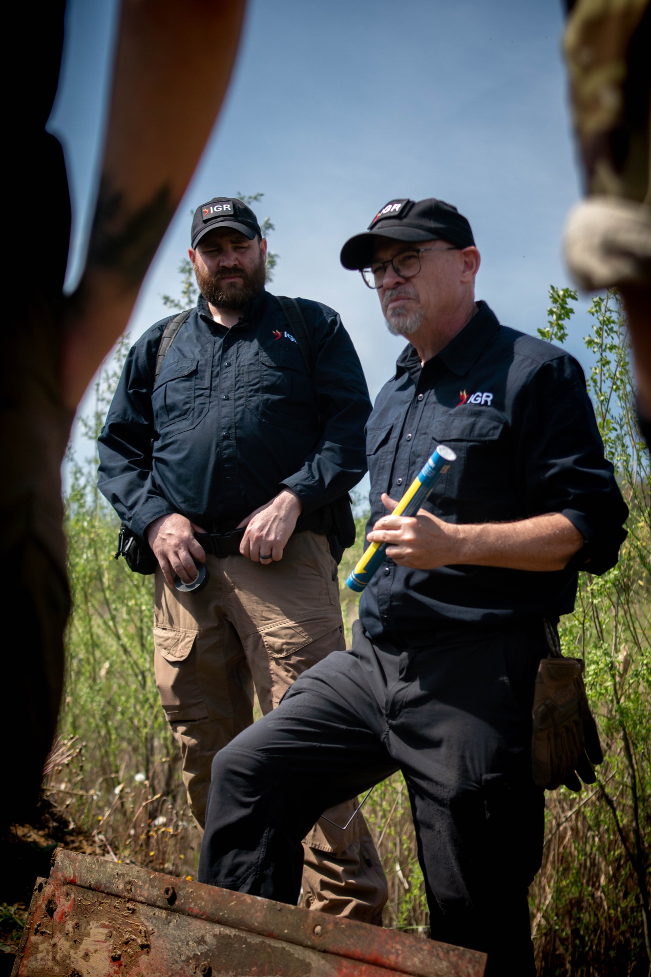 IGR instructors supporting technical training in the field