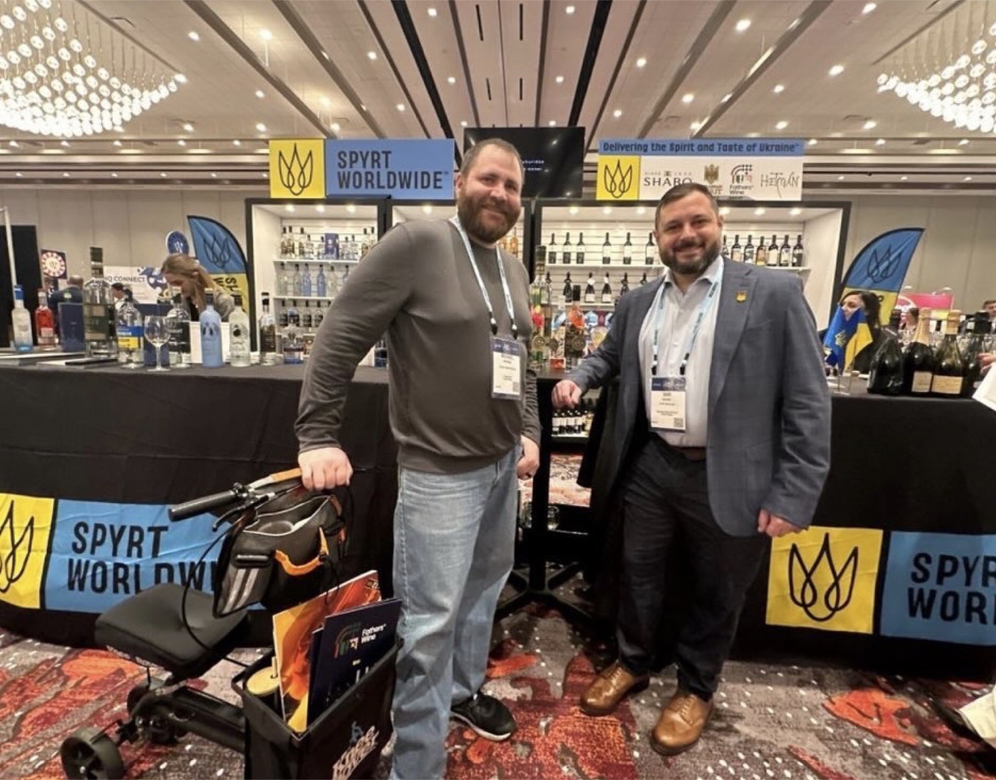 IGR and Spyrt Worldwide representatives at a community event
