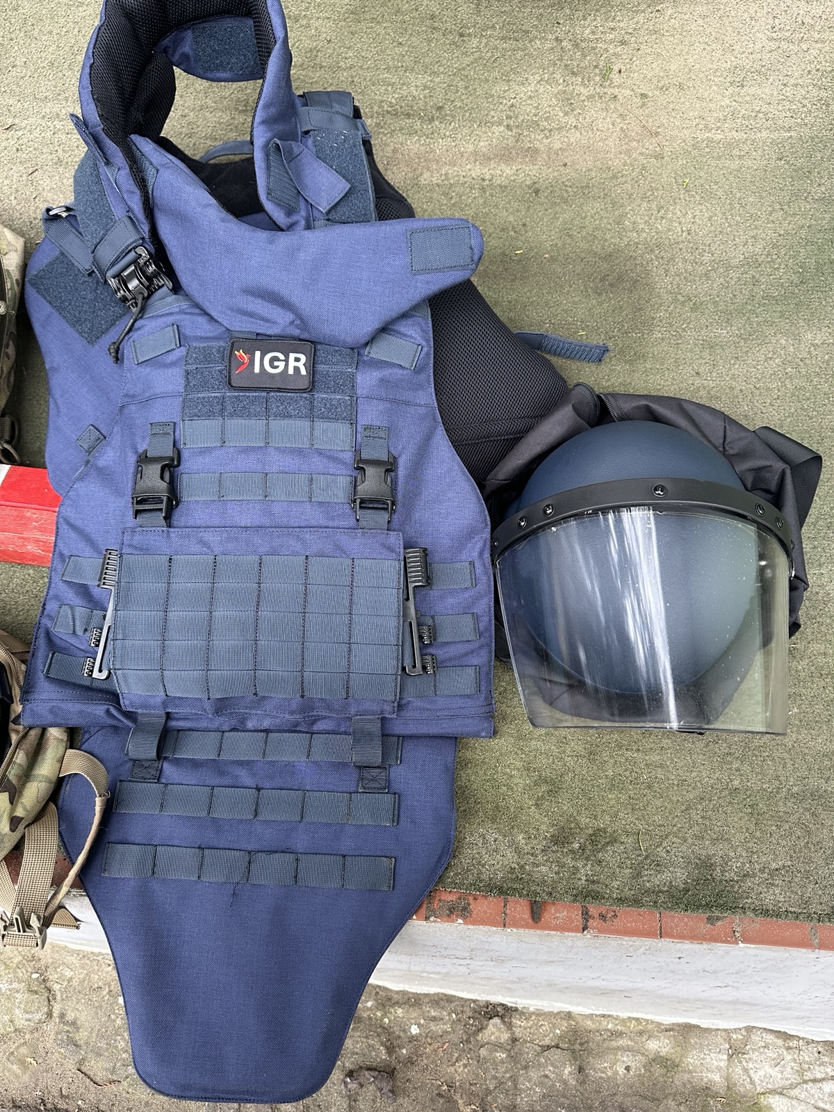 IGR protective equipment prepared for field use